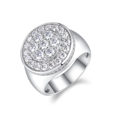 The Crown of Kings Moissanite Men's Ring