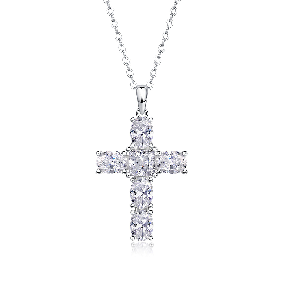 Soul Guidance Moissanite Silver Pendant Necklace