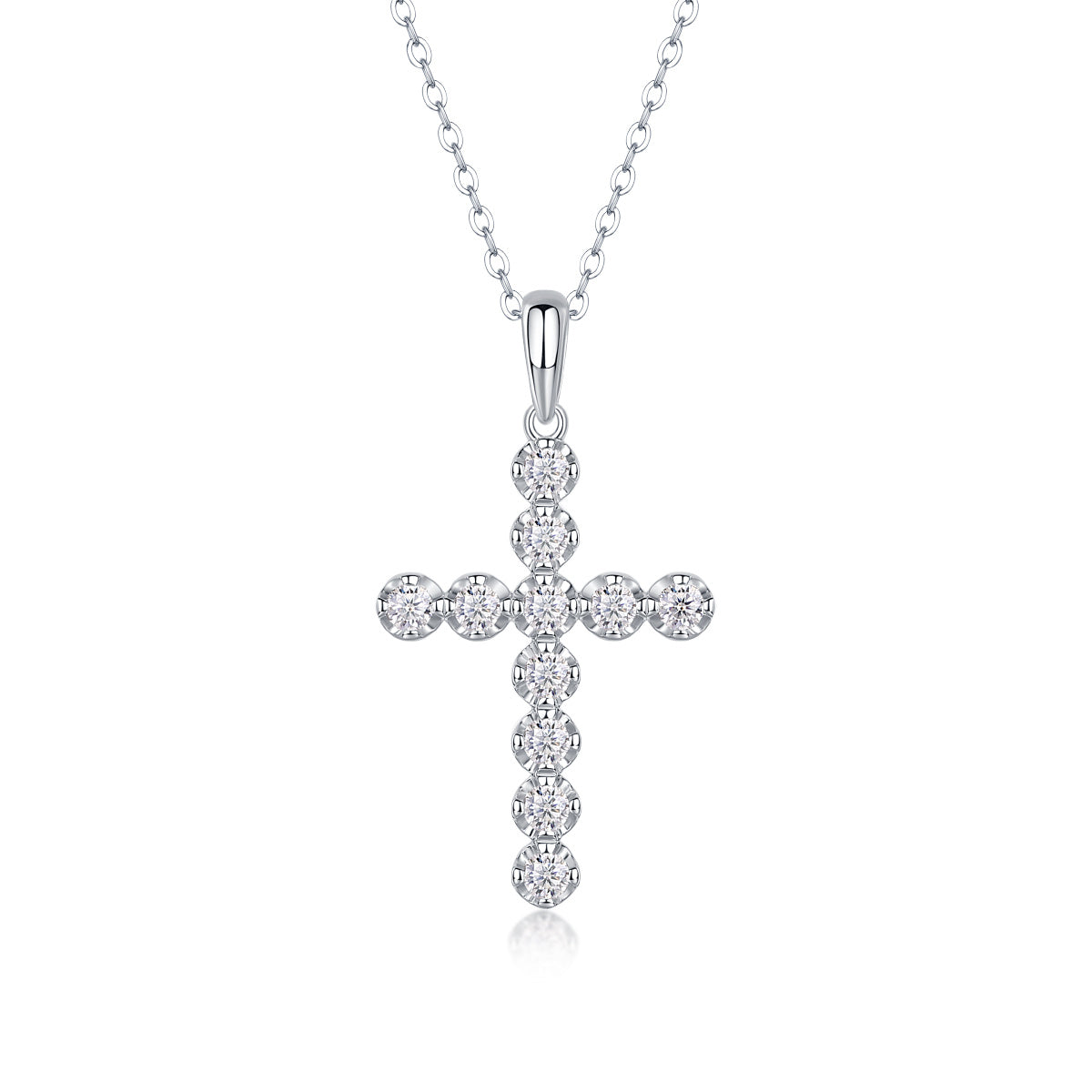 Entrusted Moissanite Silver Necklace