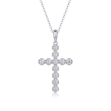 Entrusted Moissanite Silver Necklace