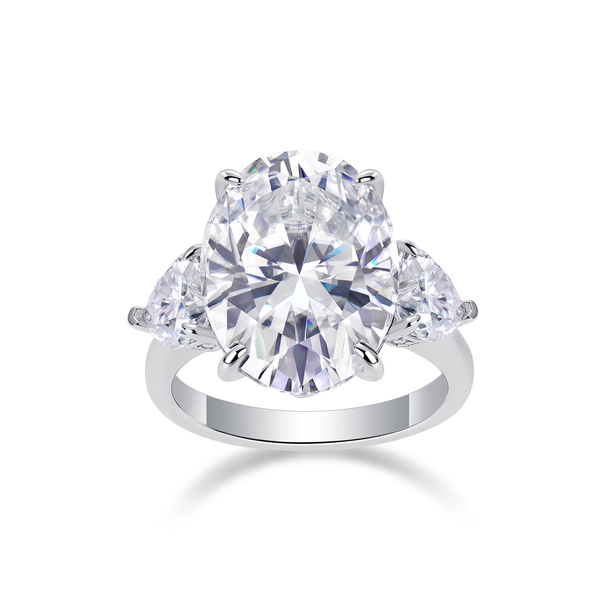 Soul Resonance Moissanite Silver Ring