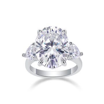 Soul Resonance Moissanite Silver Ring