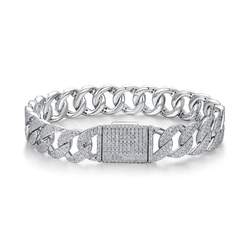 The Imperial Moissanite Cuban Bracelet