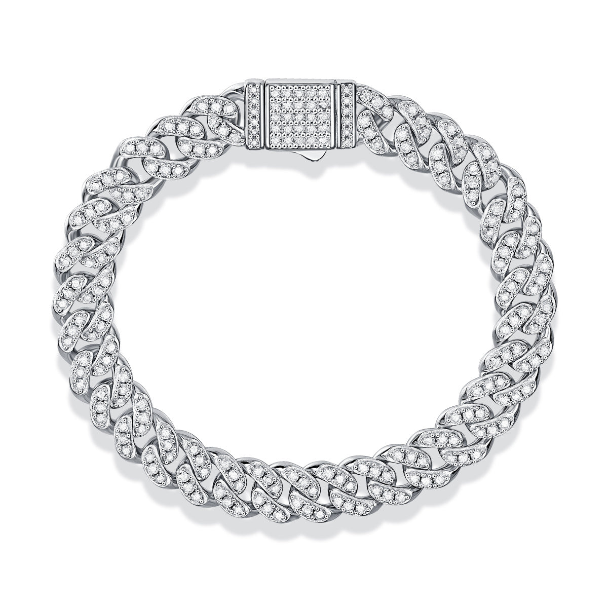 The Light of Faith Moissanite Silver Bracelet