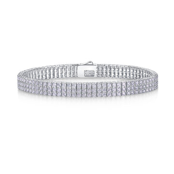 Chain Guanghua Moissanite Silver Bracelet